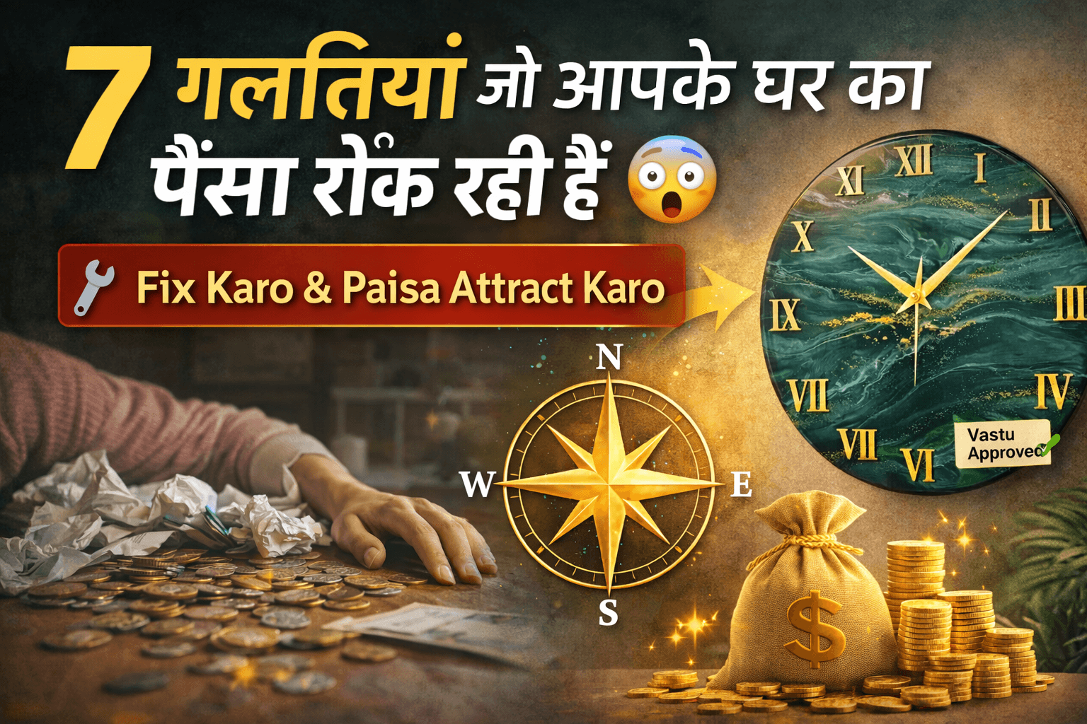 7 Vastu Mistakes That Are Blocking Money in Your Home (And How to Fix Them)